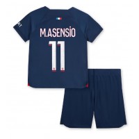 Camisa de time de futebol Paris Saint-Germain Marco Asensio #11 Replicas 1º Equipamento Infantil 2023-24 Manga Curta (+ Calças curtas)